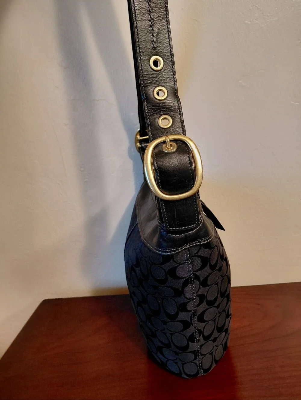 Coach Bleecker Signature Jacquard Duffle Style Bag # 11437